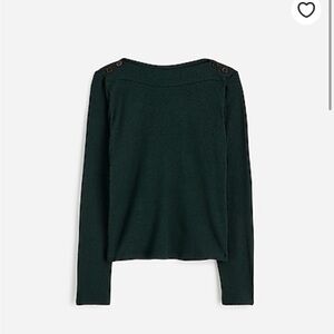 Madewell Boatneck top L NWT